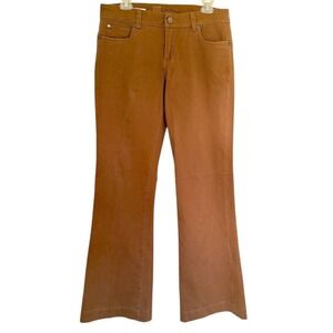 KUT Womens Brown Bootcut Flare Jeans Size 10 Fall Retro Y2K Casual Comfy Stretch